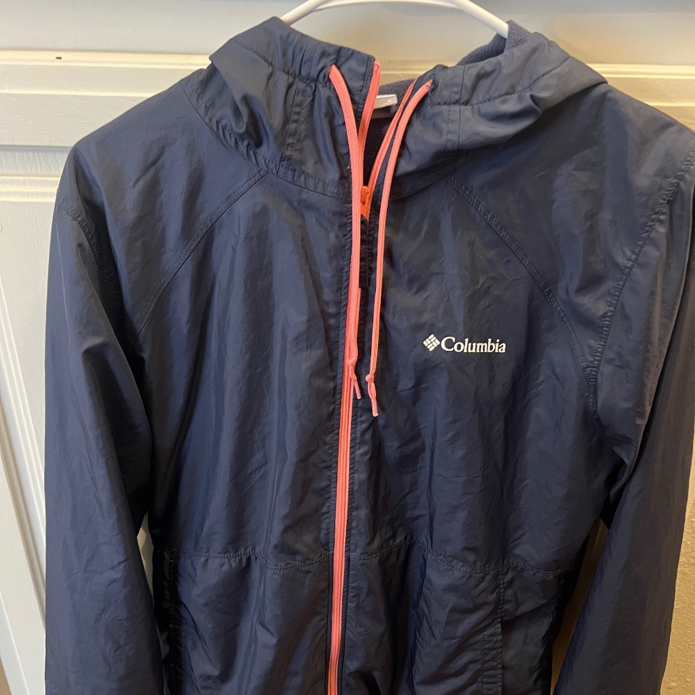 Columbia lined windbreaker